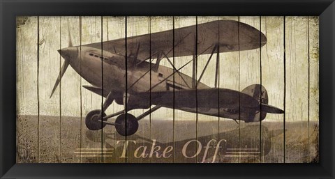 Framed Take Off Print