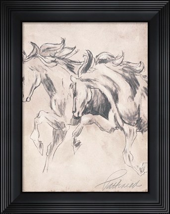 Framed Majestic Horses Print