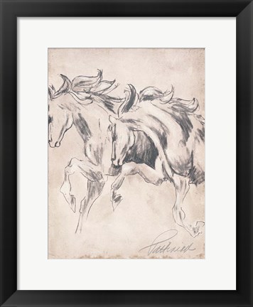 Framed Majestic Horses Print