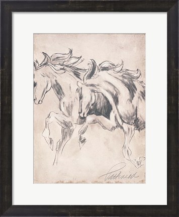 Framed Majestic Horses Print