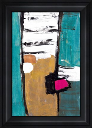 Framed Hot Teal Print