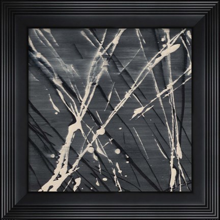 Framed Dark Cloudy Mist I Print