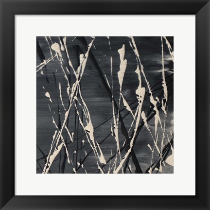 Framed Dark Cloudy Mist II Print