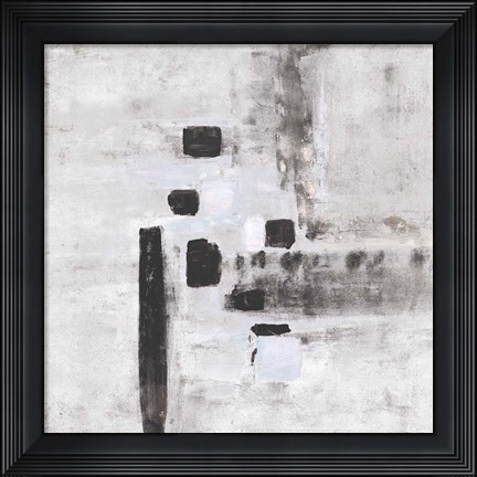 Framed Cloudy Mist I Print