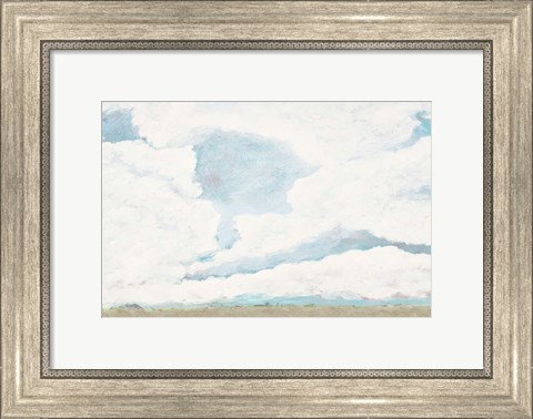 Framed Spring Clouds I Print