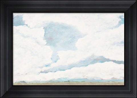 Framed Spring Clouds I Print
