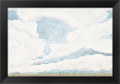 Framed Spring Clouds I Print