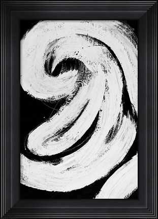 Framed Loosely Intertwined II Print