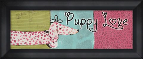 Framed Puppy Love Print