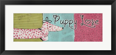 Framed Puppy Love Print