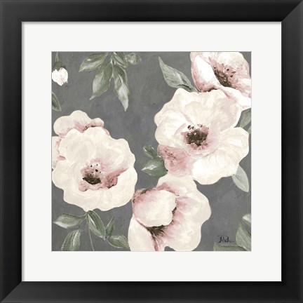 Framed Dusty Rose II Print