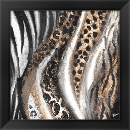Framed African Touch Square Print