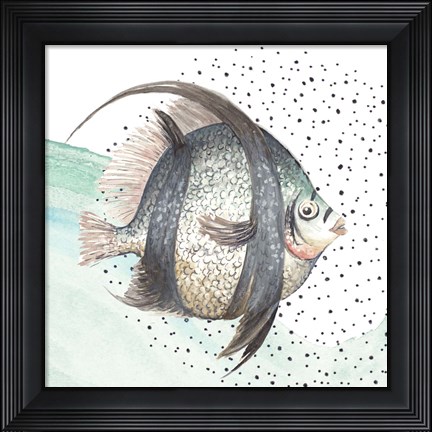 Framed Coastal Fish II Print
