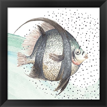 Framed Coastal Fish II Print