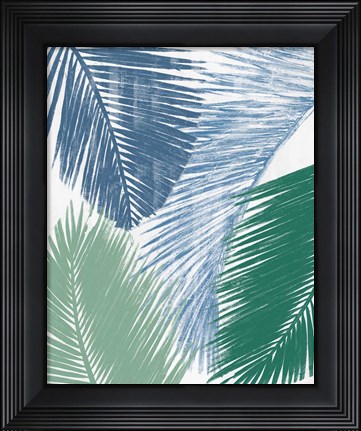 Framed Baru Palm Collage II Print