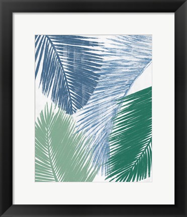 Framed Baru Palm Collage II Print