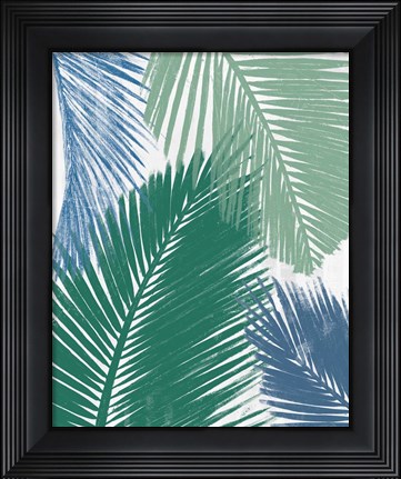 Framed Baru Palm Collage I Print