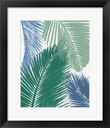 Framed Baru Palm Collage I Print