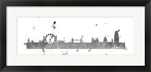 Framed London Skyline Print