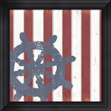 Framed American Coastal II Print