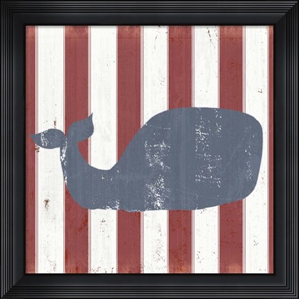 Framed American Coastal IV Print