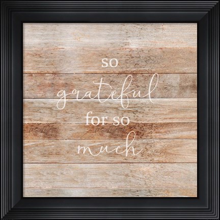 Framed So Grateful Print
