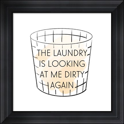 Framed Laundry Day Print