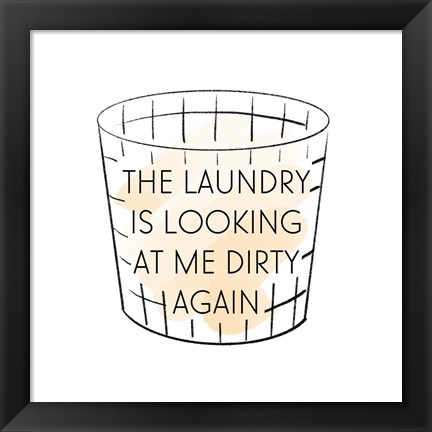 Framed Laundry Day Print