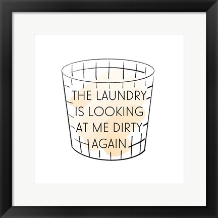 Framed Laundry Day Print