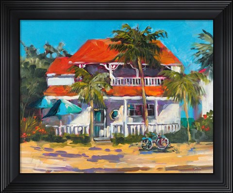 Framed Oceanview Home Print
