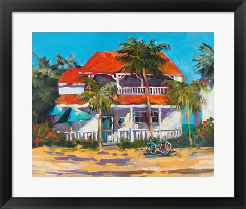 Framed Oceanview Home Print