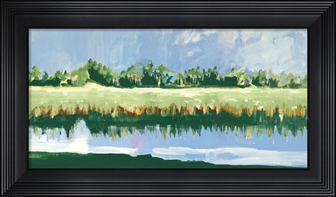 Framed Coastal Landscape View Print