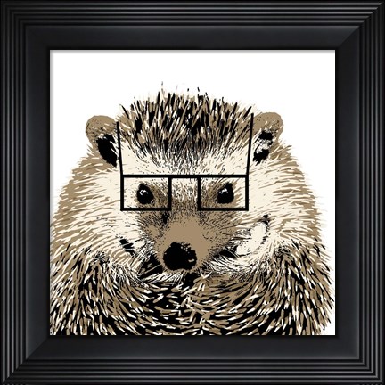 Framed Good Looking Hedgehog Print