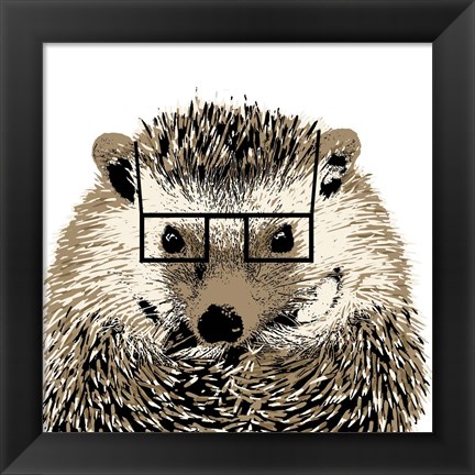 Framed Good Looking Hedgehog Print