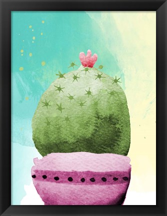 Framed Cactus Party II Print