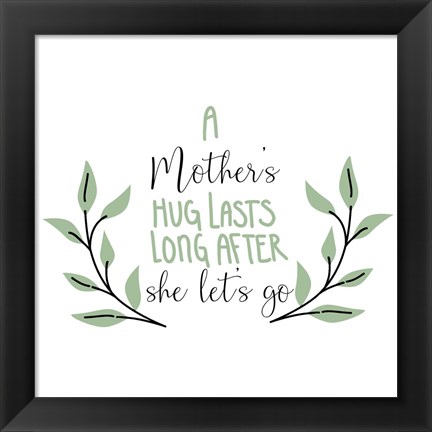 Framed Mother&#39;s Hug Print