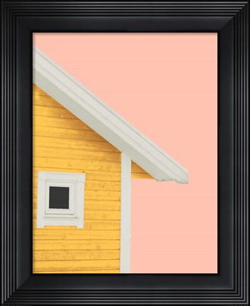 Framed Summer Cabin Print