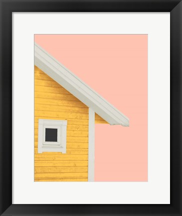 Framed Summer Cabin Print