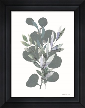 Framed Watercolor Greenery Series Print