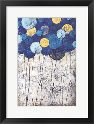 Framed Bubble Trees Magic Print