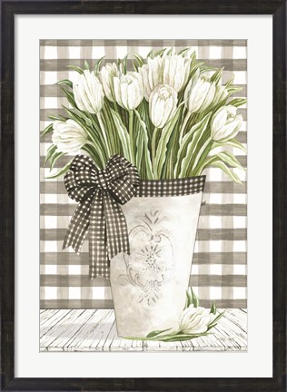 Framed Farmhouse Tulips Print