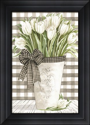 Framed Farmhouse Tulips Print