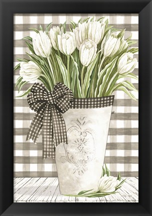 Framed Farmhouse Tulips Print