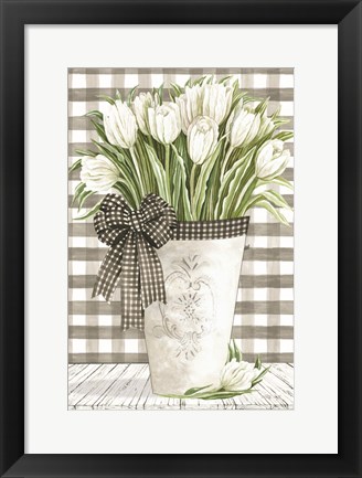 Framed Farmhouse Tulips Print