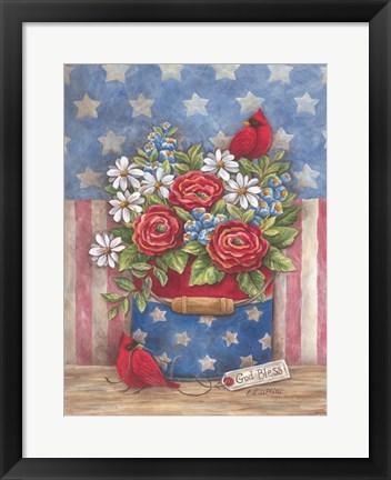 Framed American the Beautiful Print