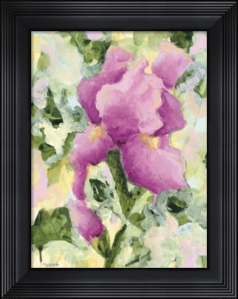 Framed Purple Iris Print