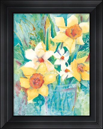 Framed Spring Bouquet Print