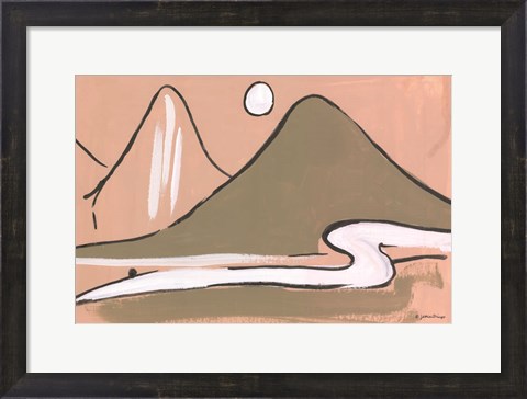 Framed Simple Mountain Print