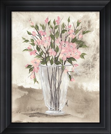 Framed Dogwood Vase Print