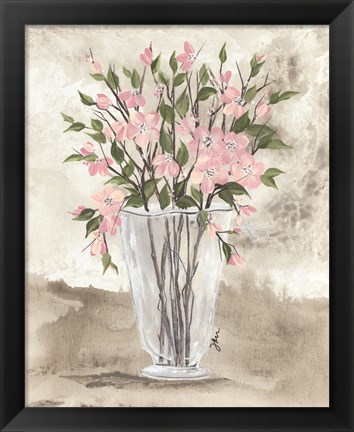 Framed Dogwood Vase Print